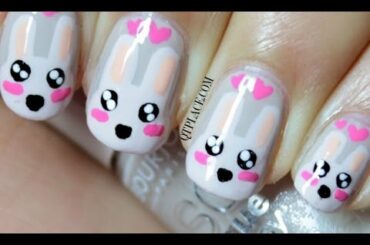 Cute Bunny nail art