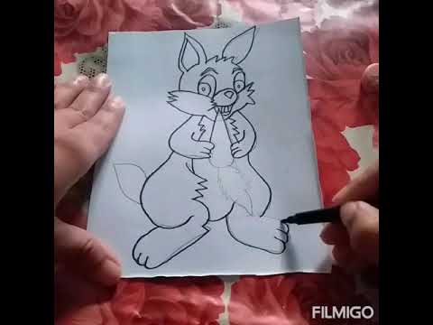How to draw rabbit.|| Rabbit drawing tutorial.||