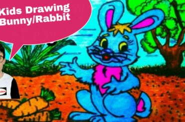 How To Draw Bunny Rabbit Step By Step | Cute Bunny Rabbit Cartoon | Easy Way To Draw a Bunny Rabbit