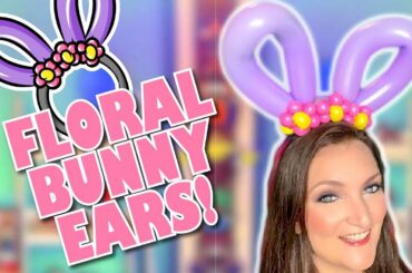 BUNNY EARS Balloon Animal Hat - Learn Balloon Animals with Holly!