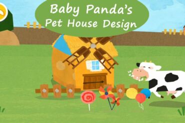 Baby Panda’s Pet House Design - Rabbit, Hippo, Cow, Chicken, Octopus, Penguin | BabyBus Games