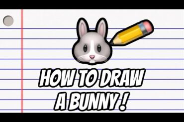 HOW TO DRAW A CUTE BUNNY WITH SCARLETT ✏️🐰