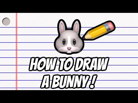 HOW TO DRAW A CUTE BUNNY WITH SCARLETT ✏️🐰