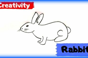 How to draw Cute Rabbit Easy Way Step by Step Drawing|♥️ ♥️ ♥️| Creativity| Today Upload |