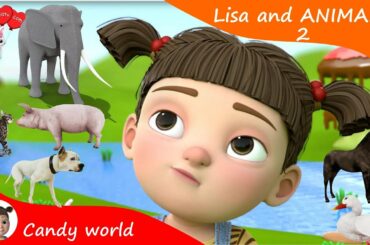 Animal names animation for smart kids amazing, cute high quality animation nature kids