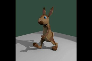 Cute Bunny Walk Cycle- CG Animation
