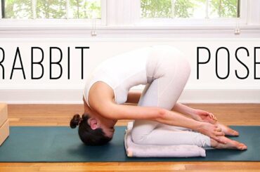 RABBIT POSE  -  Sasangasana  -  15 Minute Yoga Practice