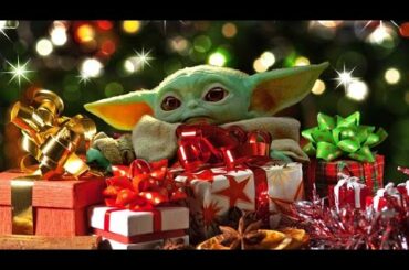 Cute Baby Yoda Sings Cuppycake Song in Christmas