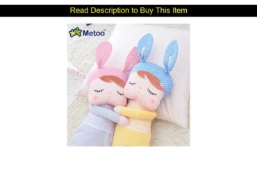 Buy Here 43 CM Cute Metoo Angela Dolls Bunny Baby Toy Stuffed Animal Plush Toy For Kids Christmas b