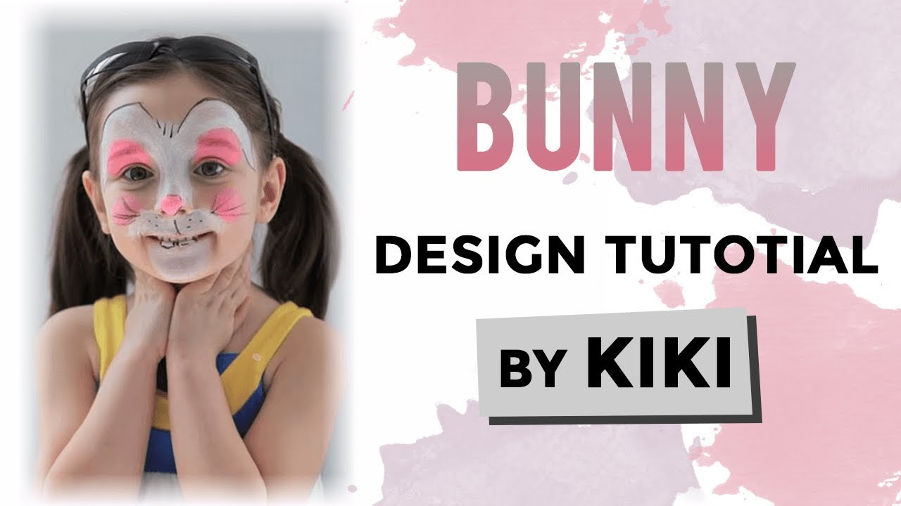 Bunny Face Paint Tutorial by Kiki
