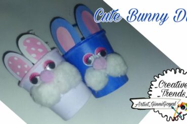 Easy and Cute Chirstmas Craft For kids | Cute Cup Bunny | Diy | Creative Trends