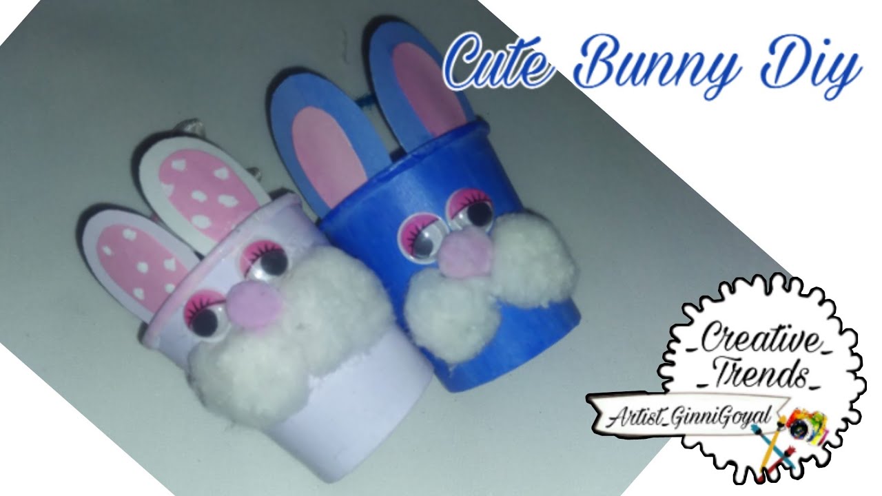Easy and Cute Chirstmas Craft For kids | Cute Cup Bunny | Diy | Creative Trends
