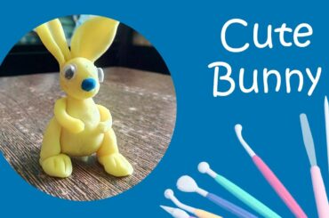 How to make cute bunny using clay