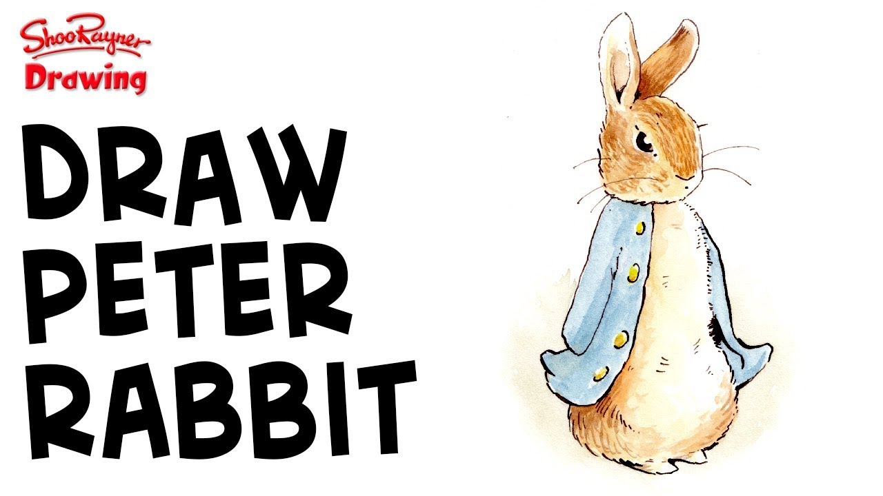 How to draw & paint Peter Rabbit like Beatrix Potter