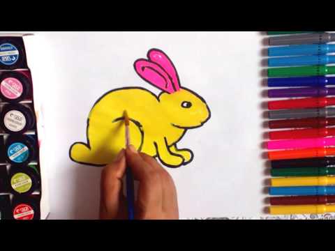How To Draw A Cute Rabbit For Kids||Drawing & coloring pages