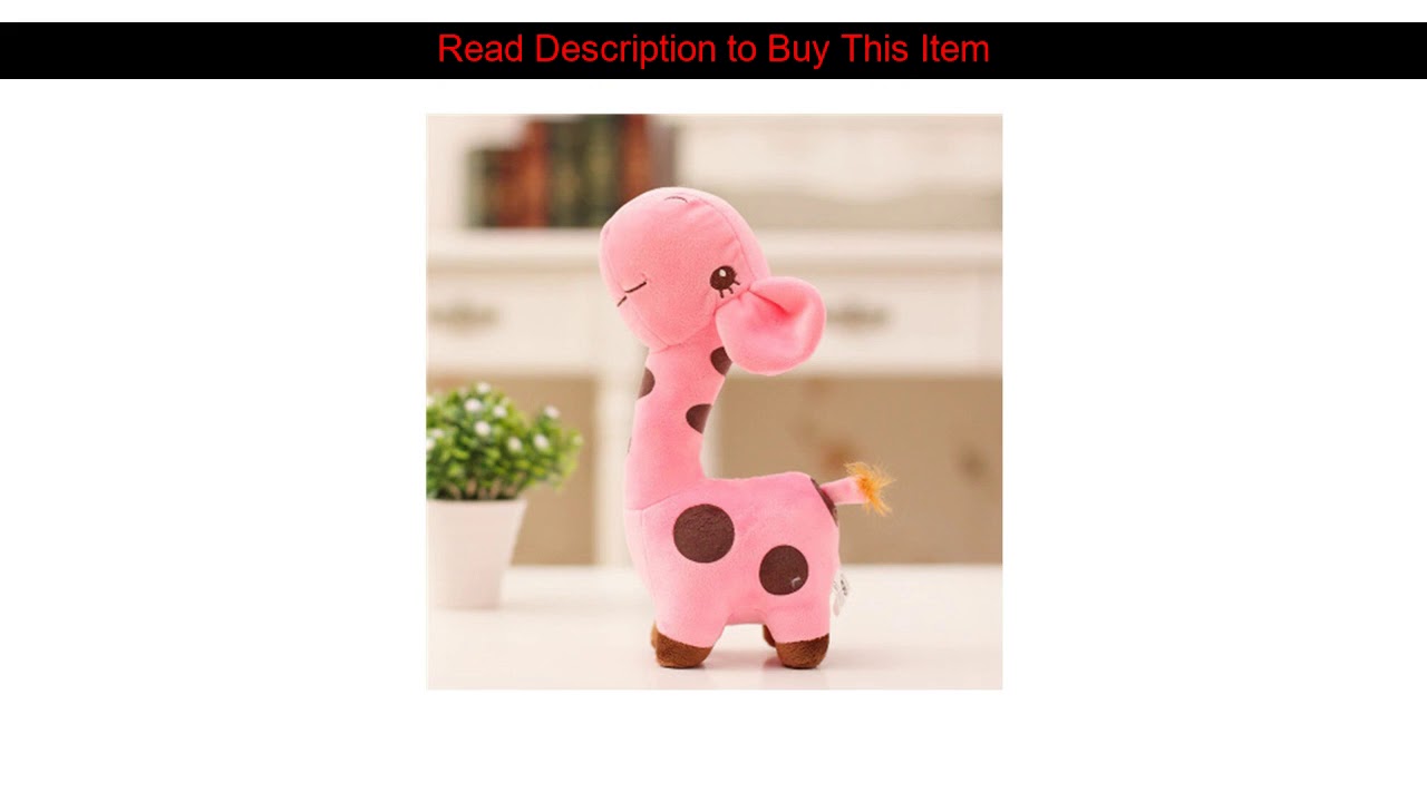 Big Discount 18cm Unisex Cute Gift Plush Giraffe Soft Toy Animal Dear Doll Baby Kid Child Christmas
