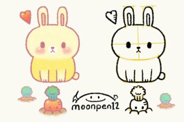 토끼 간단하게 그리기 강좌