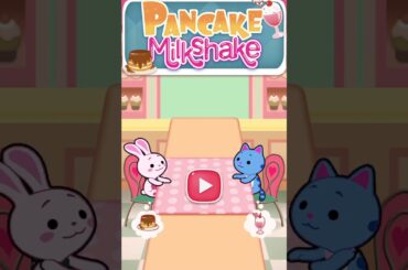 A cute bunny and kitty!? | Pancake Mikshake part 1 (no commentary!)