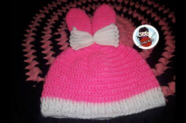 Crochet Bunny Baby Hat