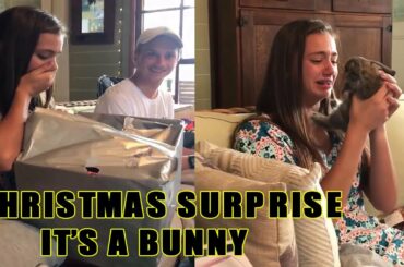 Its a Bunny! - Cutest Reaction Christmas Present