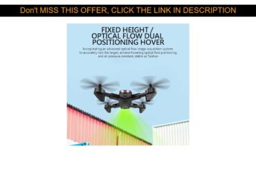 Review  L107 Foldable Optical Flow RC Drone 4K WIFI Dual Camera Headless Mode RC Helicopter Aircraf