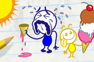 Can Pencilmate Find his Friend Back? -in- FALL BY MYSELF PART 2 - Pencilmation Cartoons