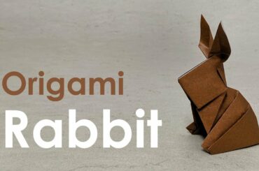 Easter Origami Tutorial: Rabbit / Bunny (David Shall)