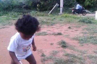 Cute Mottu playing with rabbit..