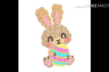 Coloring a cute bunny