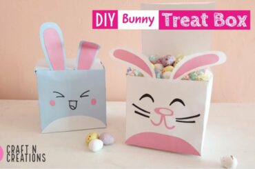 DIY Cute Easter Bunny Treat Box