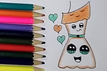 رسم فستان بسيط للبنات|رسومات بنات سهلة اوى|draw very easy dress for girls