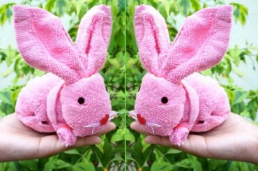 TOWEL BUNNY/ Easy Towel Rabbit/ Cute Rabit