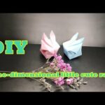 DIY Origami three dimensional little cute rabbit 折纸小萌兔068