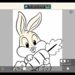 Cute Bunny rabbit Colouring SPEEDPAINT