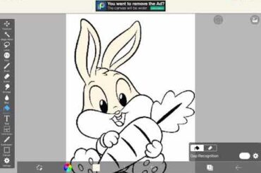 Cute Bunny rabbit Colouring SPEEDPAINT