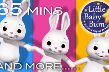 Sleeping Bunnies | Plus Lots More Nursery Rhymes | 65 Minutes Compilation from LittleBabyBum!