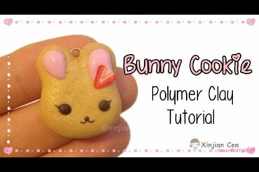 ♥Cute Bunny Cookie Polymer Clay Tutorial♥