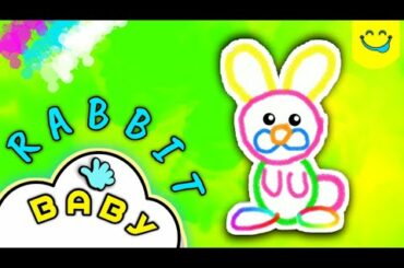 How to Draw Rabbit Picture? | Bini Bambini | Niños Baby Cartoon
