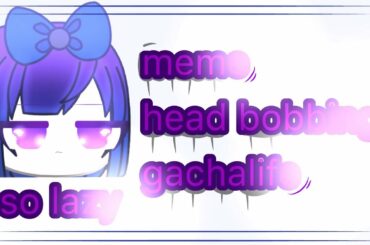 head bob meme // bunny version // so lazy