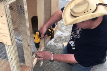 Building a rabbit hutch for less than $50.00 (follow up)