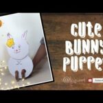 How to make Finger Puppet of Bunny | Cute bunny | Kids crafts | DIY ideas | Bunny Puppet