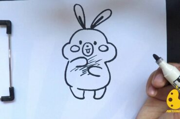 How to Draw cute bunny
