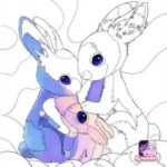 Cute bunny family (paint by numbers)
