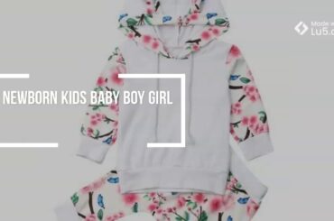 Newborn Kids Baby Boy Girl Outfits Clothes Rabbit Ear Hooded Tops Pants