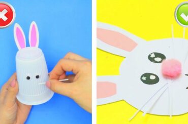 6 AWESOMELY CUTE BUNNY CRAFTS AND DIYS SUPER EASY TO MAKE