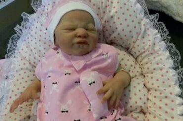 Christina'sReborns - Reborn Baby Miracle in her cute bunny set!
