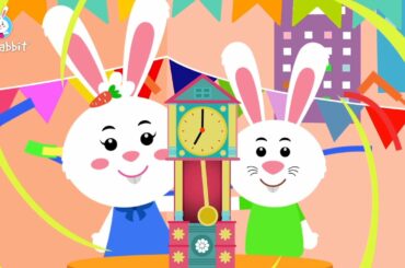 Hickory Dickory Dock | Nursery Rhyme | Animated Video | English | Ria Rabbit