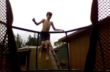 back flip and cool tramp tricks