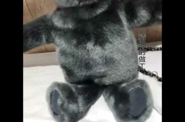 Rabbit Shape Leisure Fashion Cute Plush Slant Shoulder Bag