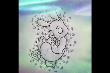 How to Draw a Cute Sleeping RabbitEasy  Rabbit Drawing For BeginnersPencil Shading.....